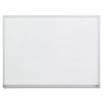 UNV43622 Dry-Erase Board, Melamine, 24 x 18, Satin-Finished Aluminum Frame UNV43622