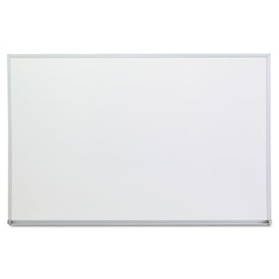 UNV43623 Dry Erase Board, Melamine, 36 x 24, Satin-Finished Aluminum Frame UNV43623