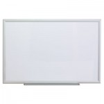 UNV44624 Dry Erase Board, Melamine, 36 x 24, Aluminum Frame UNV44624