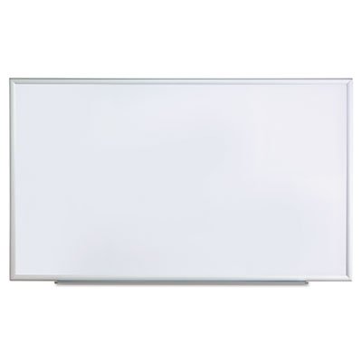 UNV43625 Dry Erase Board, Melamine, 60 x 36, Satin-Finished Aluminum Frame UNV43625