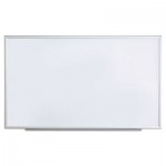 UNV43625 Dry Erase Board, Melamine, 60 x 36, Satin-Finished Aluminum Frame UNV43625