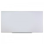 UNV43627 Dry Erase Board, Melamine, 96 x 48, Satin-Finished Aluminum Frame UNV43627