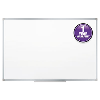 Mead Dry-Erase Board, Melamine Surface, 36 x 24, Silver Aluminum Frame MEA85356