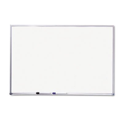 Mead B36 Dry-Erase Board, Melamine Surface, 72 x 48, Silver Aluminum Frame MEA85358