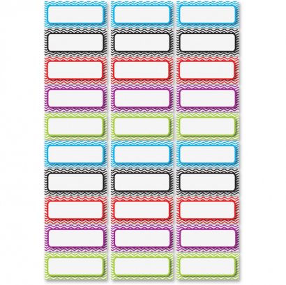 Ashley Dry Erase Chevron Nameplate Magnets 10077