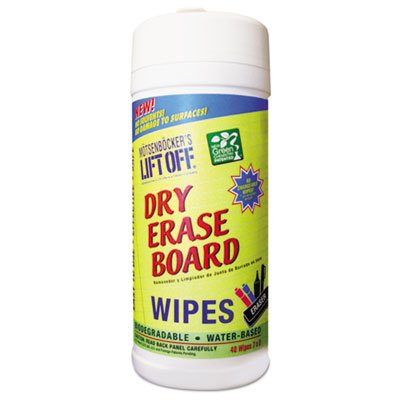 42703 Dry Erase Cleaner Wipes, 7 x 12, 30/Canister MOT42703EA