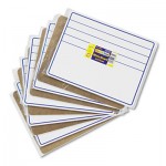 Creativity Street Dry-Erase Student Boards, 12 x 9, Blue/White, 10/Set CKC988210