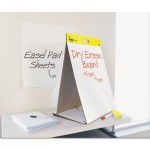 Post-It Easel Pads 563 DE Dry Erase Tabletop Easel Unruled Pad, 20 x 23, White, 20 Sheets MMM563DE