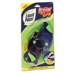 Paper Mate Liquid Paper DryLine Grip Correction Tape, 1/5" x 335", Blue/Purple Dispensers, 2/Pack PAP87813