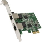 SYBA Dual 2.5 Gigabit Ethernet PCI-e x1 Network Card SD-PEX24066