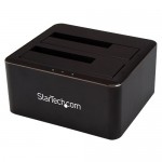 StarTech.com Dual-Bay SATA HDD Docking Station for 2 x 2.5/3.5" SATA SSDs/HDDs - USB 3