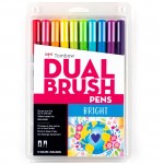 Tombow Dual Brush Art Pen 10-piece Set - Bright Colors 56185