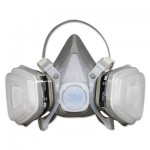 3M Dual Cartridge Respirator Assembly , Organic Vapor/P95, Medium MMM52P71