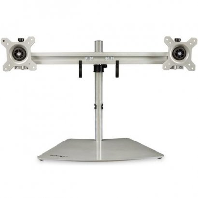 StarTech.com Dual-Monitor Stand - Horizontal - Silver ARMDUOSS