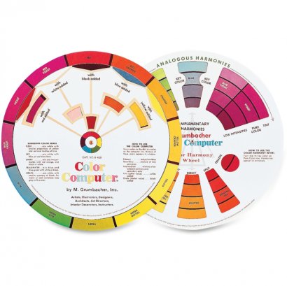 Dual-Sided Color Wheel, Multi B420