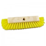 BWK 3410 Dual-Surface Scrub Brush, Plastic Fill, 10" Long, Yellow BWK3410