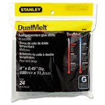 Stanley Bostitch Dual Temperature Glue Sticks, 4" Long, Clear, 24/Pack BOSGS20DT