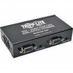 Dual VGA with Audio over Cat5 Extender, Receiver, Up to 300-ft. B132-200A-SR