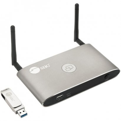 SIIG Dual View Wireless Media Presentation Switch Gateway CE-H25Y11-S1