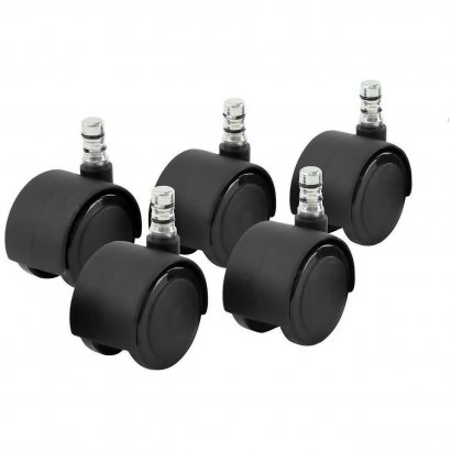 Master Caster Duet Noiseless Carpet Mat Casters, 5/Set 64330
