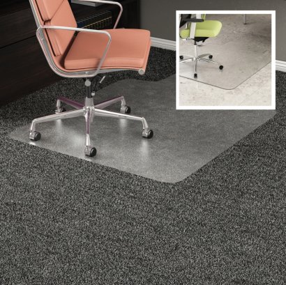 DuoMat Carpet/Hard Floor Chairmat CM23232DUO