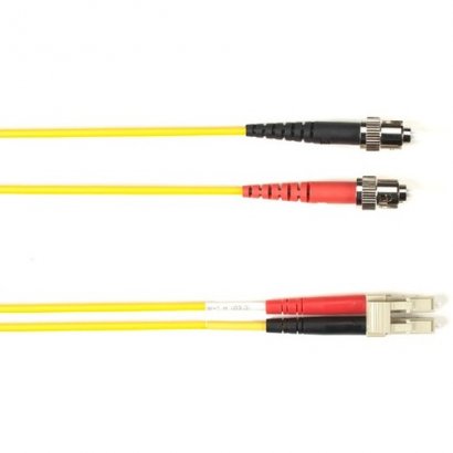 Black Box Duplex Fiber Optic Patch Network Cable FOCMRSM-010M-STLC-YL