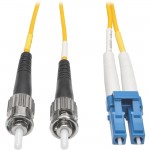Duplex Singlemode 8.3/125 Fiber Patch Cable (LC/ST), 25 m (82 ft.) N368-25M