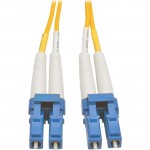 Tripp Lite Duplex Singlemode 8.3/125 Fiber Patch Cable (LC/LC), 25 m (82 ft) N370-25M