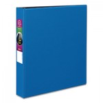 Avery Durable Non-View Binder with DuraHinge and Slant Rings, 3 Rings, 1.5" Capacity, 11 x 8.5, Blue