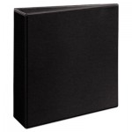 Avery Durable View Binder with DuraHinge and EZD Rings, 3 Rings, 3" Capacity, 11 x 8.5, Black, (9700) AVE09700
