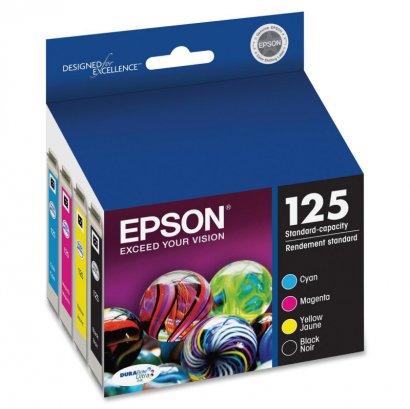 Epson 125 DURABrite Combo Pack Ink Cartridge T125120-BCS