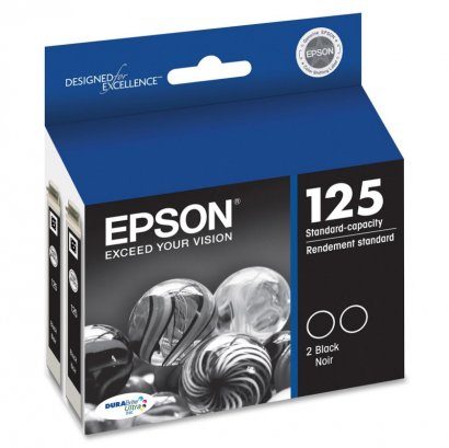 Epson 125 DURABrite Dual Pack Ink Cartridge T125120-D2