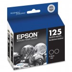 Epson 125 DURABrite Dual Pack Ink Cartridge T125120-D2