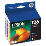 Epson 126 DURABrite High Capacity Multi-Pack Ink Cartridge T126520