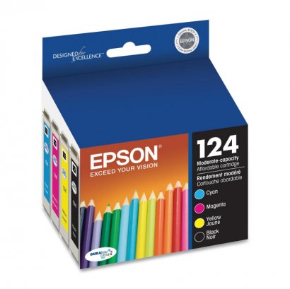 Epson 124 DURABrite Moderate Capacity Ink Cartridge T124120-BCS