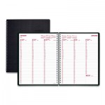 Brownline CB950V.BLK DuraFlex Weekly Planner, 11 x 8.5, Black, 2021 REDCB950VBLK