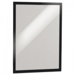 Durable DURAFRAME Sign Holder, 11 x 17, Black Frame, 2/Pack DBL476901