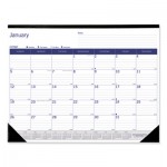 Blueline DuraGlobe Monthly Desk Pad Calendar, 22 x 17, 2021 REDC177227