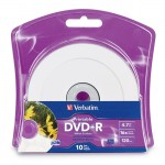 DVD+R 4.7GB 16x White Inkjet Printable 10pk Blister 96940