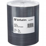 Verbatim DVD-R 4.7GB 16x DataLifePlus White Thermal Hub Printable 100pk Wrap 97015