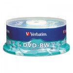 DVD-RW, 4.7GB, 4X, 30/PK Spindle VER95179