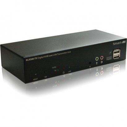 DVI-D KVM with Audio Point-to-Point Extender over LAN or CAT5e/6 KLX-500S