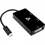 V7 DVI/HDMI/USB Type C/VGA Audio/Video Adapter V7UC-VGADVIHDMI-BLK