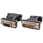 AddOn DVI-I to VGA Black Adapter Converter Cable - Male to Female DVII2VGAB