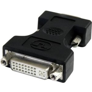 StarTech DVI to VGA Cable Adapter - Black - F/M DVIVGAFMBK