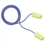 3M E A Rsoft Yellow Neon Soft Foam Earplugs, Corded, Regular Size, 200 Pairs MMM3111250