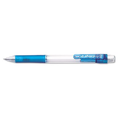 Pentel e-Sharp Mechanical Pencil, .5 mm, Sky Blue Barrel PENAZ125S