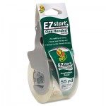 Duck E-Z Start Premium Packaging Tape w/Dispenser, 1.88" x 55.5yds DUC1259457