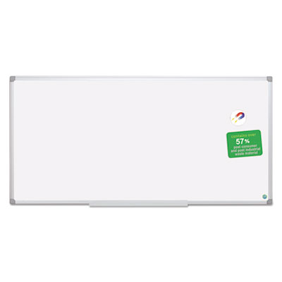 MasterVision Earth Dry Erase Board, White/Silver, 48 x 96 BVCCR1520790