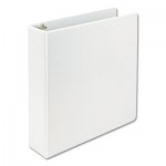 Samsill Earth's Choice Biobased D-Ring View Binder, 3 Rings, 2" Capacity, 11 x 8.5, White SAM16967